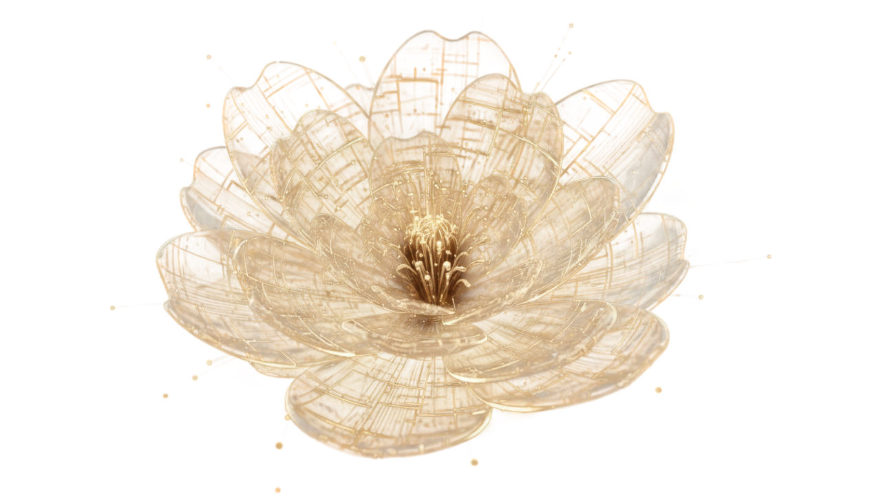 Oslnivé Weby Process Flower